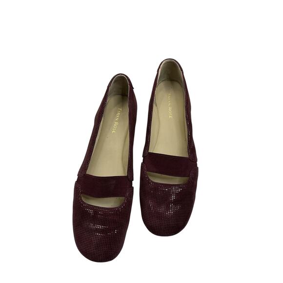 Taryn Rose Shoes - Taryn Rose Bary Women Peanut Faux Suede Mary Jane Ballet Flat Casual Shoe SZ.10M